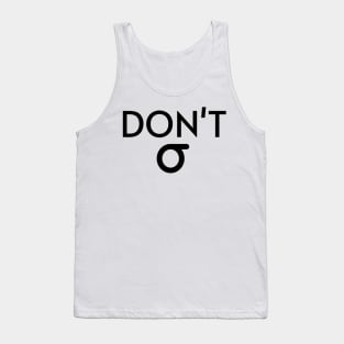 don't stress Tank Top